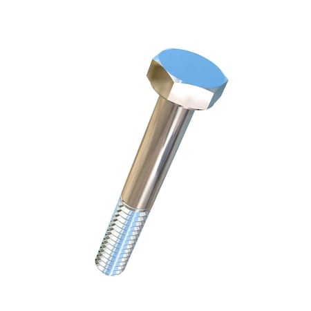 Grade 2, 1/4"-20 Structural Bolt, Titanium, 1-3/4 in L